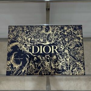 Dior Black Box with Gold Botanical Design